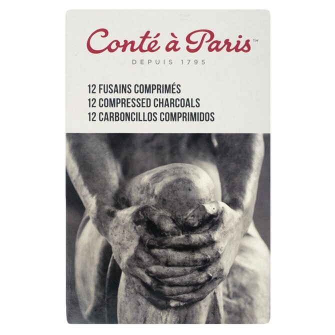 Conte a Paris Siberisch krijt ø8mm x 95mm 4B - doosje 12 stuks