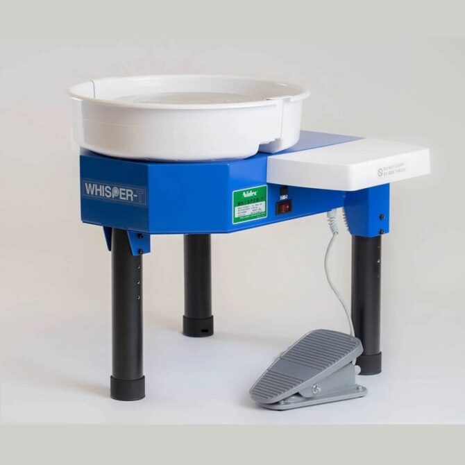 Elektrische draaischijf - Shimpo Whisper-T met pins
