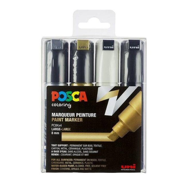 Posca Markers – SET 8x PC4K