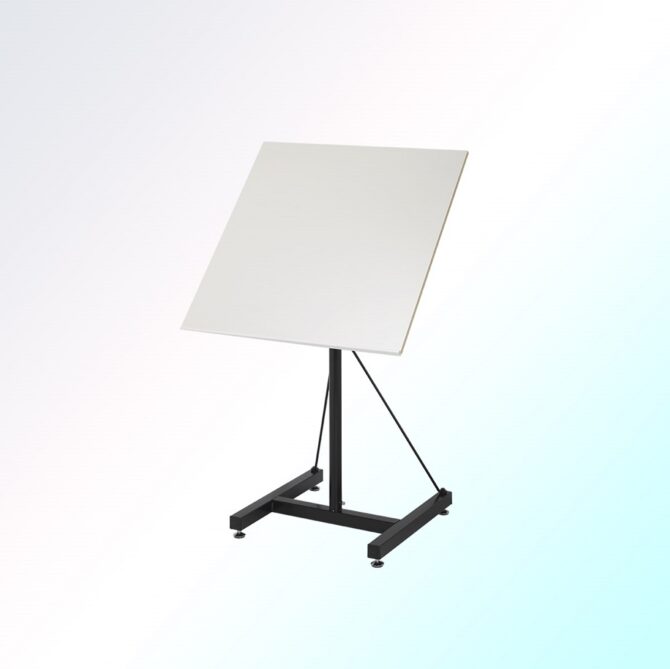 Tekentafel verstelbaar met blad 70x70cm