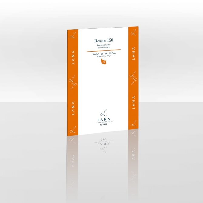 Hahnemuhle Lana Dessin Tekenpapier 150gram 50vel - Blok A4
